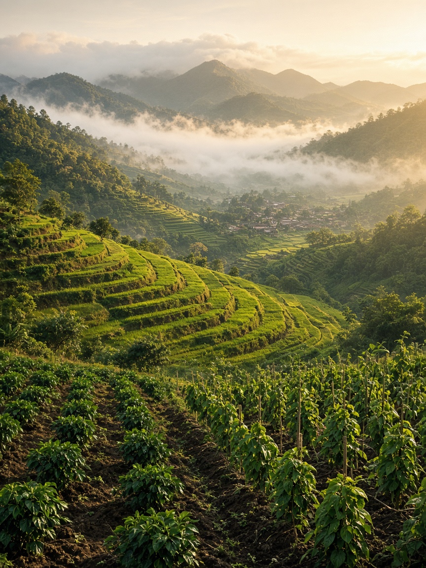 Lanskap pertanian Kabupaten Lebong